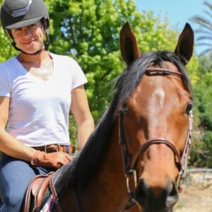 Maria Falgione with Horse
