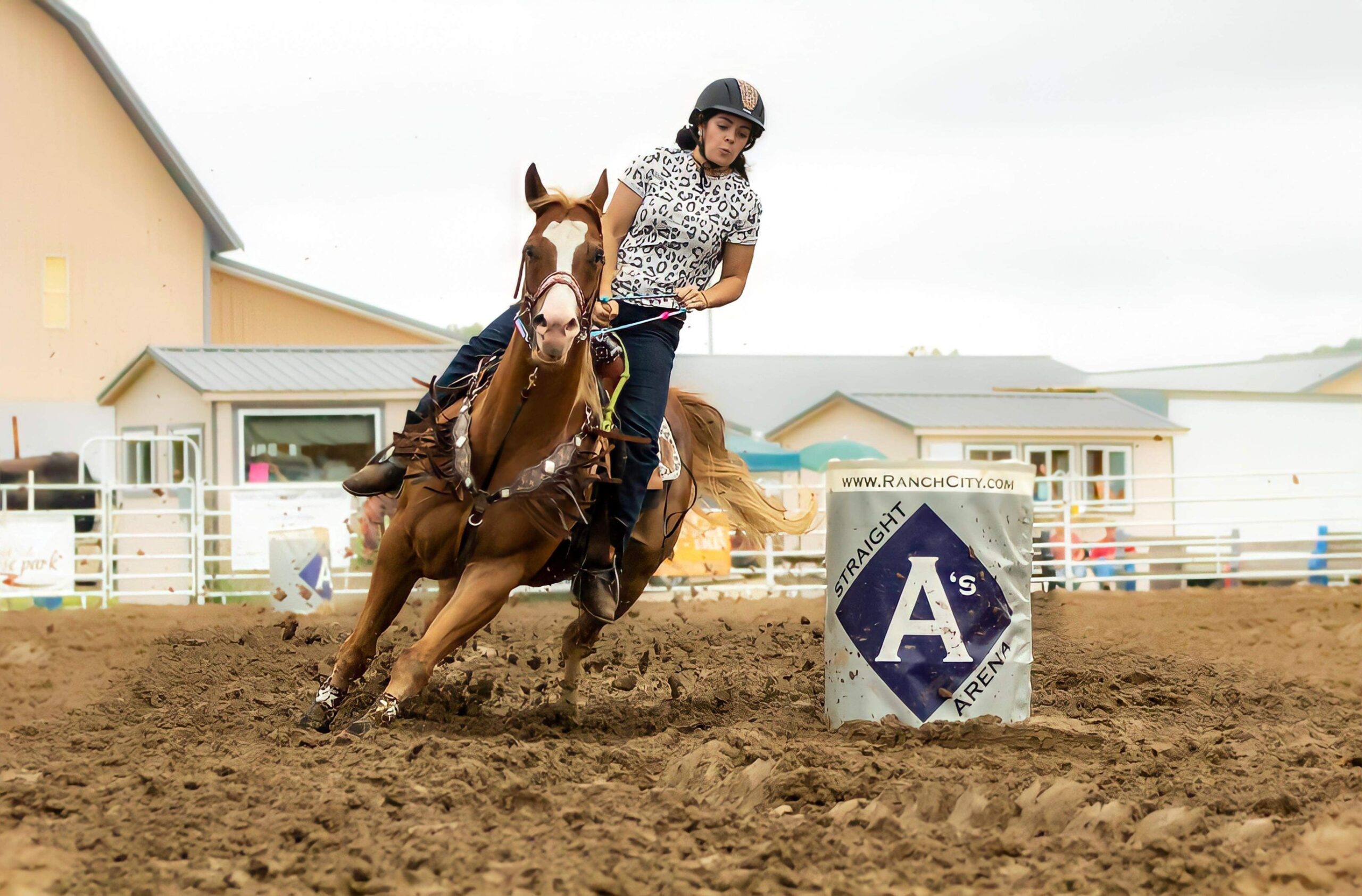 Horse Rider Competes in a Major League