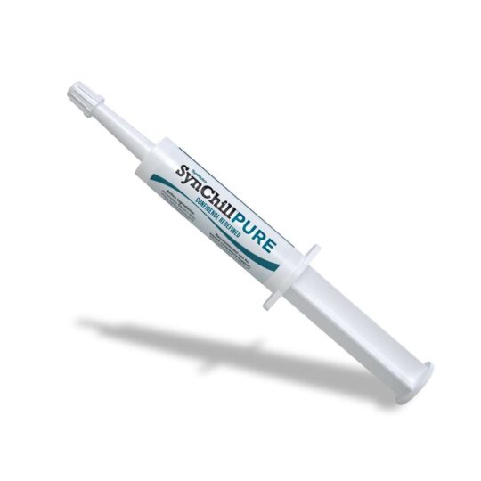 SynChill Pure Syringe, a calming gel for horses